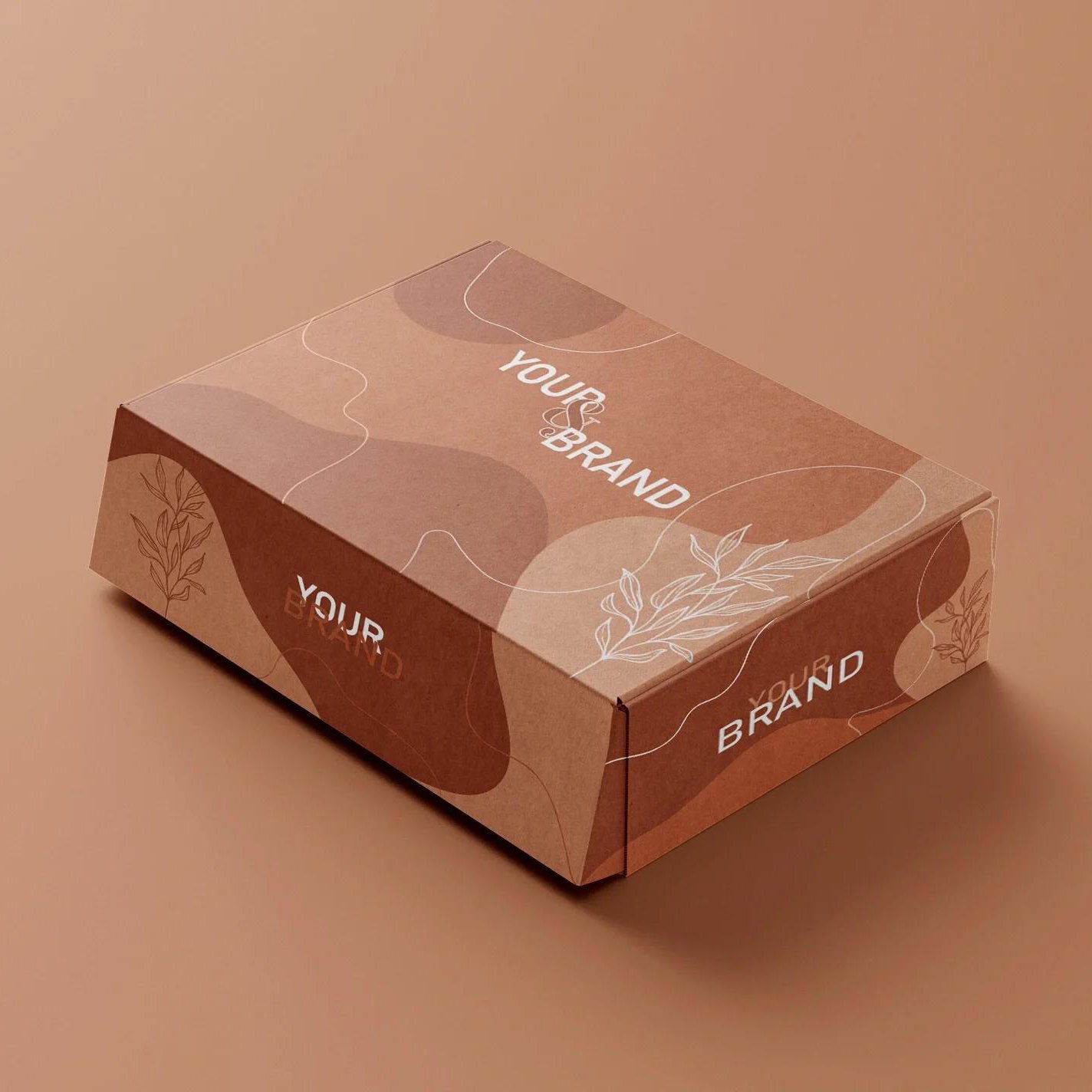 ECO friendly mailer color small packaging folding box Custom logo carton printed recyclable gift paper boxes packaging