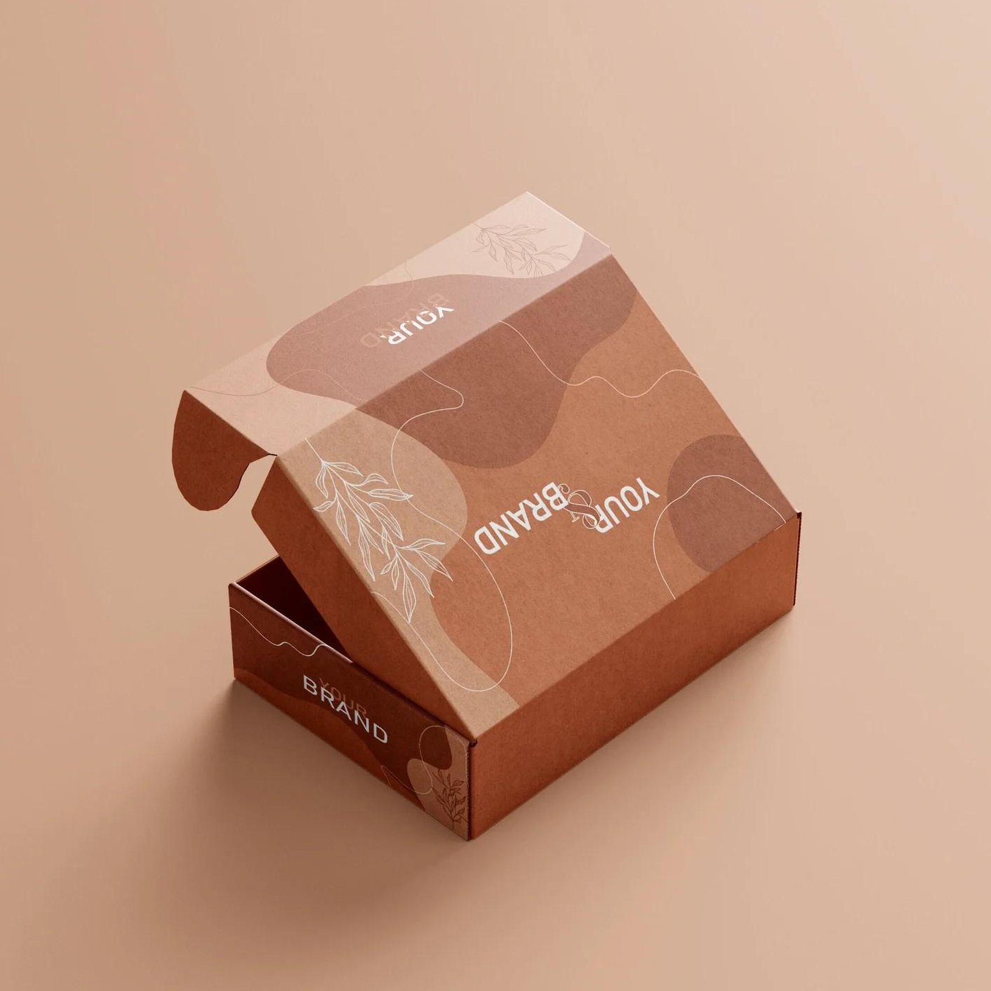 ECO friendly mailer color small packaging folding box Custom logo carton printed recyclable gift paper boxes packaging