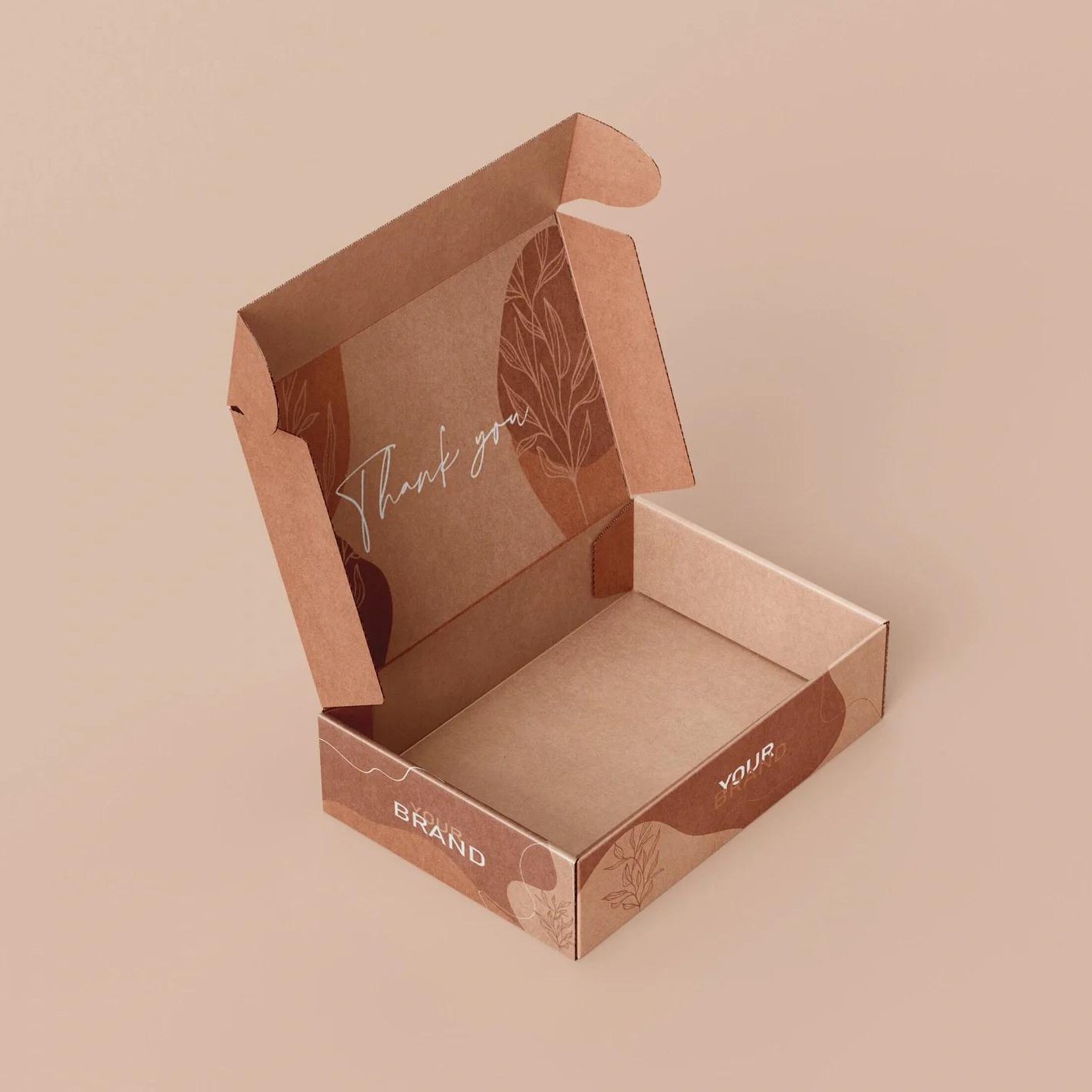 ECO friendly mailer color small packaging folding box Custom logo carton printed recyclable gift paper boxes packaging