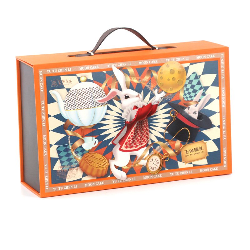 Customized Design Luxury Paper Elegant Gift Box 3D Cartoon with Ribbon Satin Chocolate Flower Suitcase Packaging