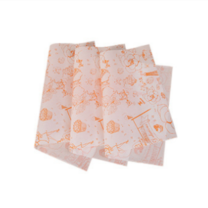 Greaseproof food packaging paper for sandwich burger wrapping