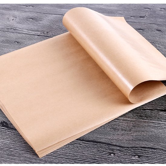 One-time food baking hamburger tray kraft oil-proof packaging paper 1000 sheets