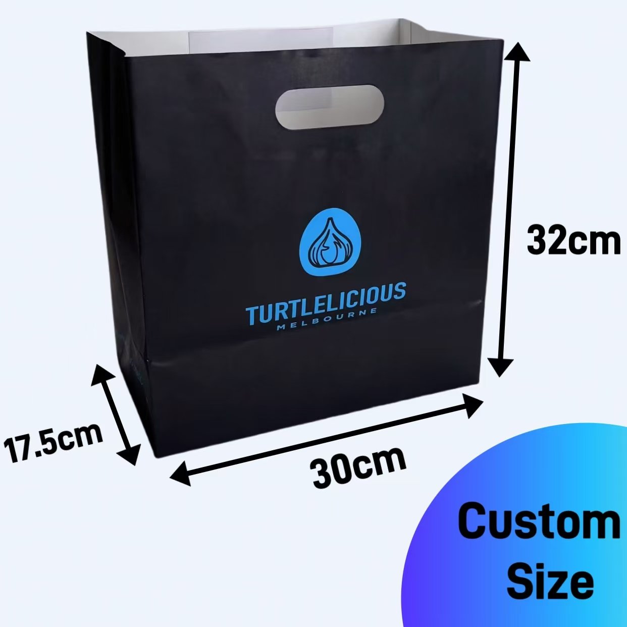 Custom Black Paper Bag Printed Logo Restaurant Bags for Packaging Take Away Coffee Cups Corrugated Paper Box Sushi Box Delivery