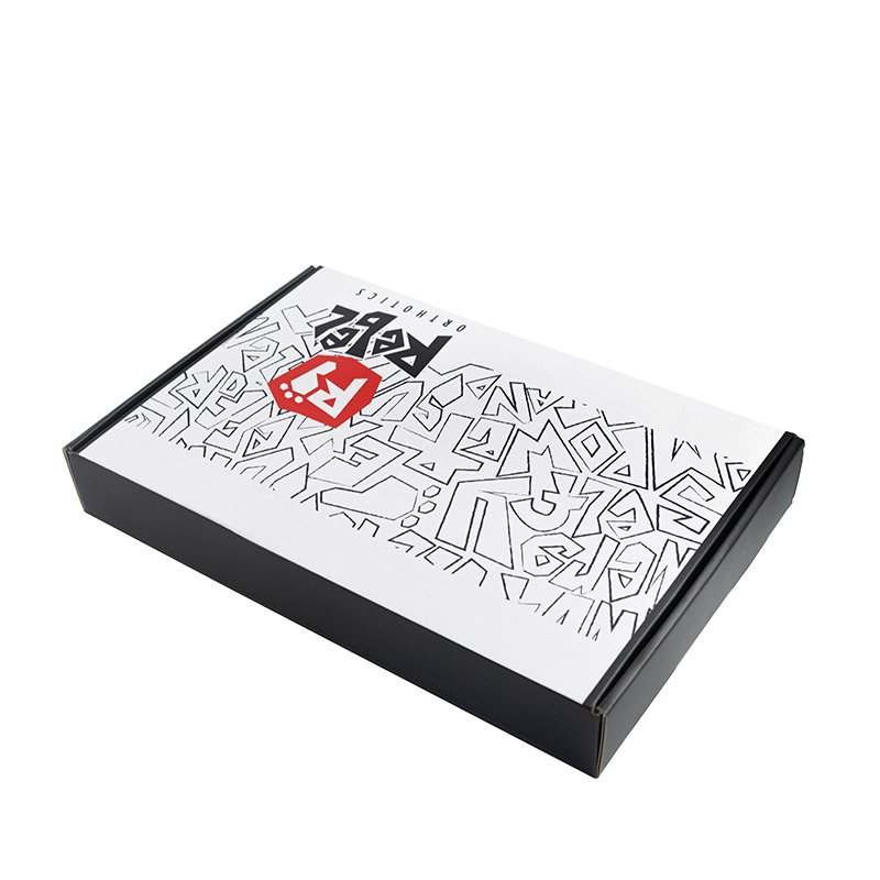 Custom High Quality Printing Logo Small Box For Packiging Garment Black Shipping Paper Box Mailer Corrugated Boxes
