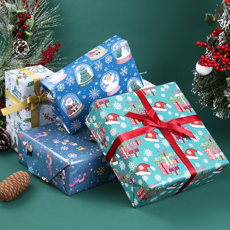 Tissue Paper Craft Paper Floral Christmas Gift Wrapping Paper Home Decoration Festive Party Supplies