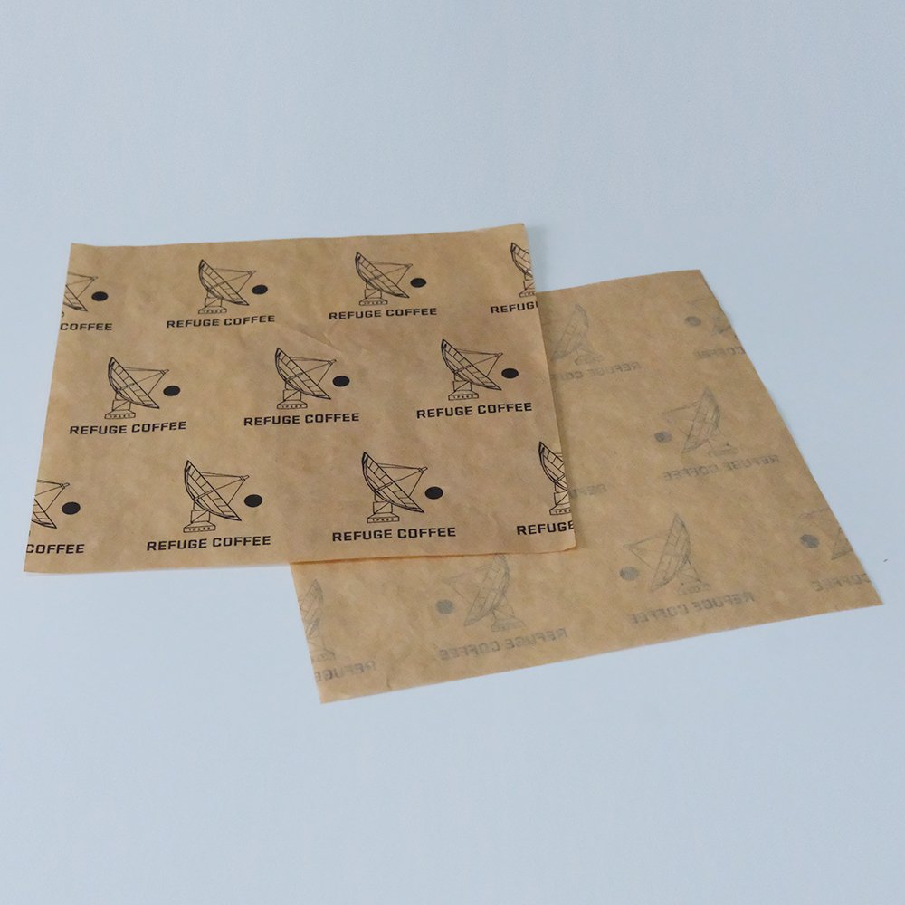 OEM Wrapping Paper for Food Custom Kraft Food Grade Sandwich Burger Pizza Hot Dog Fast Food Packaging Paper