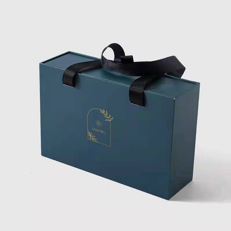 Custom Branding Human Wig Gift Paper Packaging Hair extension Box with Drawer