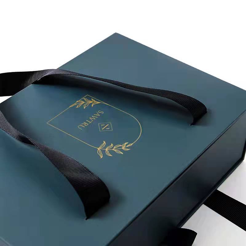Custom Branding Human Wig Gift Paper Packaging Hair extension Box with Drawer
