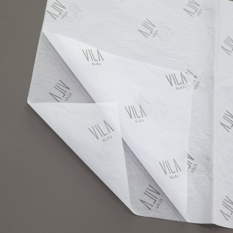 17g Wholesale Packaging Customized Logo Recycled Tissue Wrapping Paper with Company Logo Gift Wrapping Paper Packaging Paper