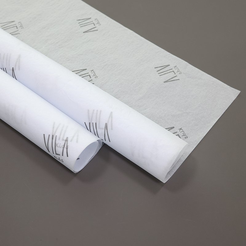 17g Wholesale Packaging Customized Logo Recycled Tissue Wrapping Paper with Company Logo Gift Wrapping Paper Packaging Paper