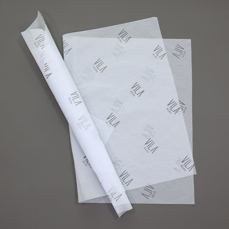17g Wholesale Packaging Customized Logo Recycled Tissue Wrapping Paper with Company Logo Gift Wrapping Paper Packaging Paper