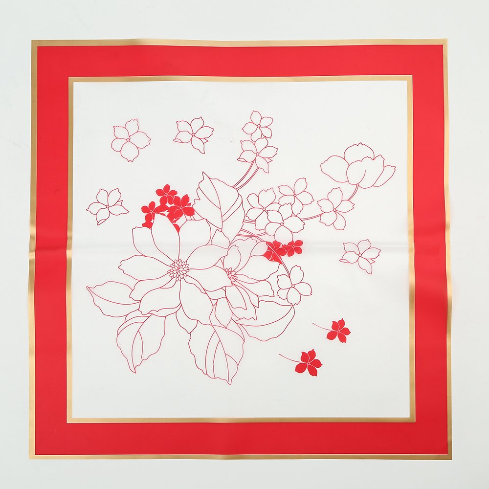 Korean Waterproof Flower Bouquet Packaging Wrapping Paper Plastic Film OPP Wrapping Paper For Florist Supplies Flower Gift