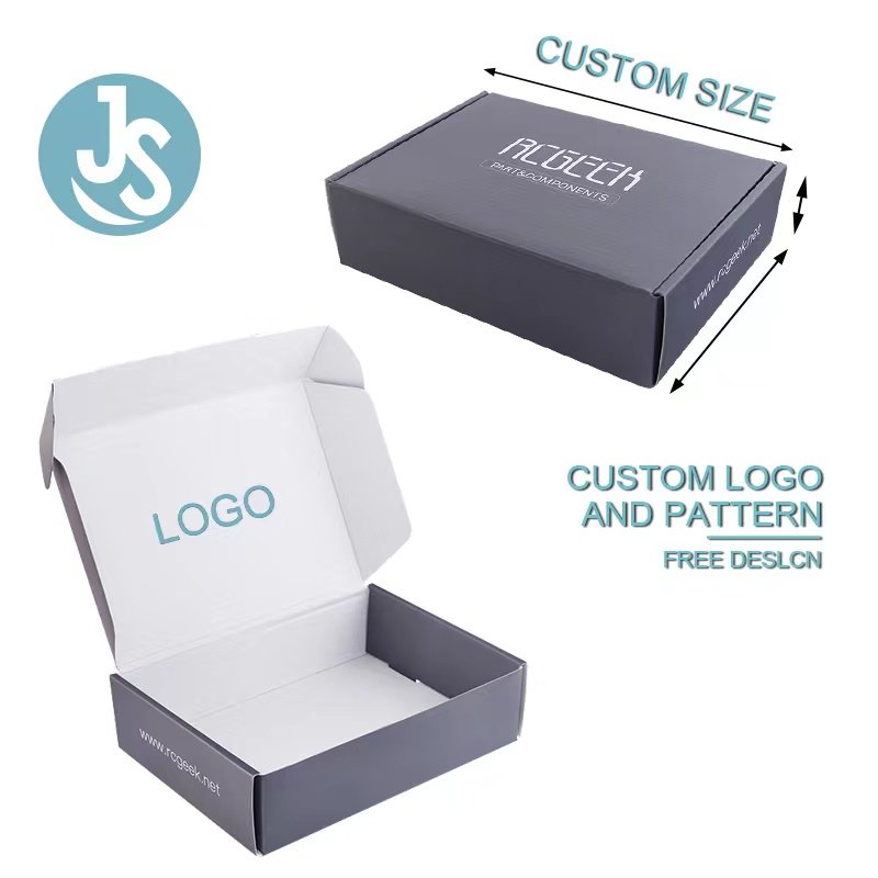 Free sample wholesale folding mailer box customized printing logo corrugated paper gift box apparel mailer shipping box
