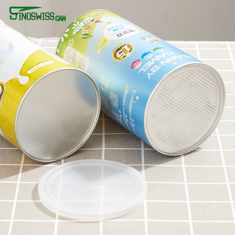 Guangdong Wholesale Custom Design Milk Powder Baking Powder Whey Protein Powder Packaging Tubes