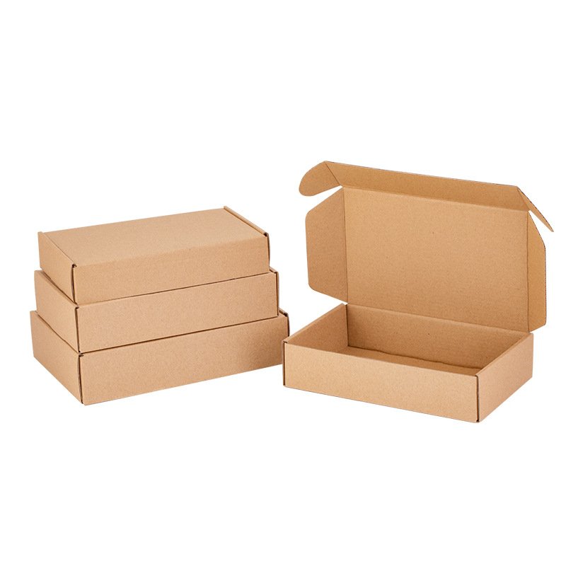 cheap price brown color kraft paper custom packaging boxes for mailing