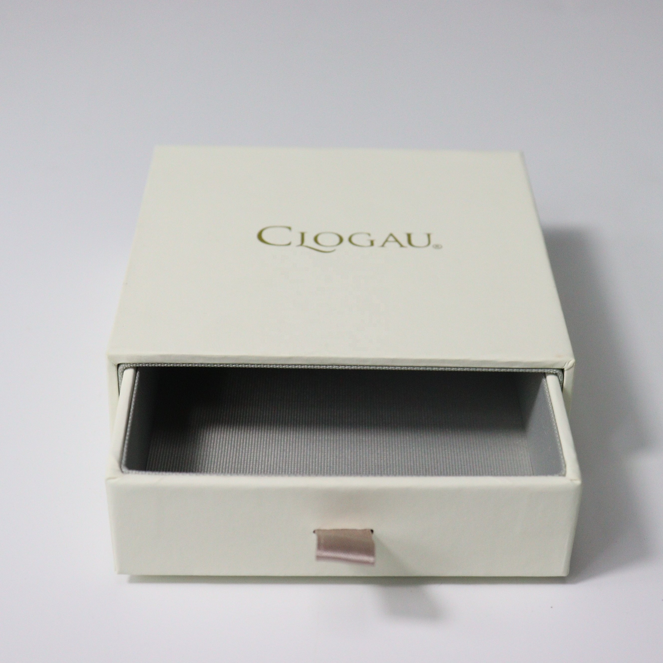 Custom Logo White Drawer Cardboard Jewelry Box Luxury Jewelry Bracelet Packaging Box And Microfiber Pouch Bag