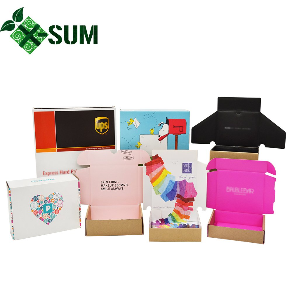 Varnishing Paper Shipping Mailer Packaging Box China Cardboard Packaging Mailer Box For Shipping Goods