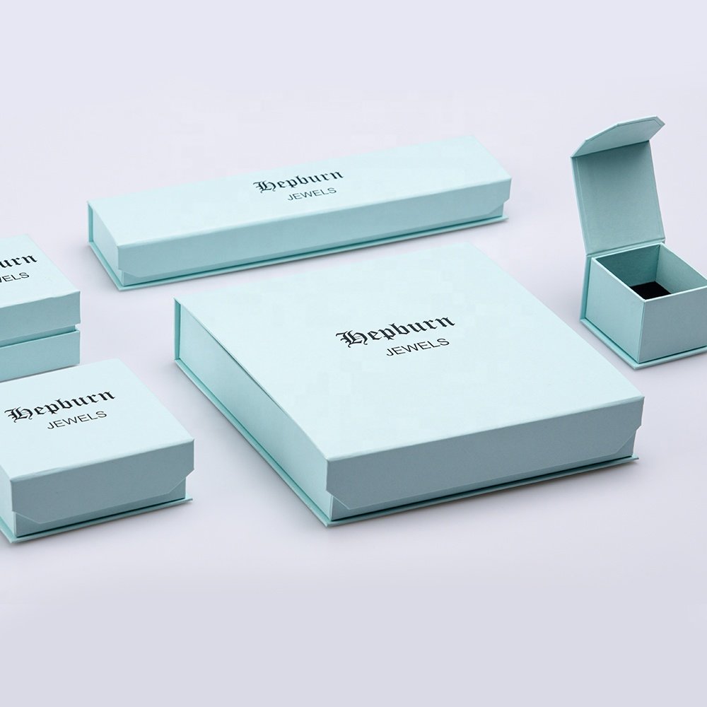 China Wholesale Flat Personalized Luxury Necklace Bracelet Custom Magnetic Jewelry Box Packaging