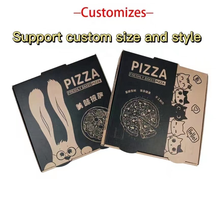 Customer customization Eco Friendly Box Package Food Grade Pizza Box in Pakistan Pizza Box 40x40