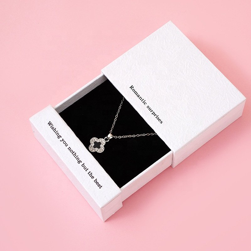 Wholesale Luxury Custom Logo Small Cardboard Box Jewellery Storage Packaging Paper Jewelry Box With Sponge