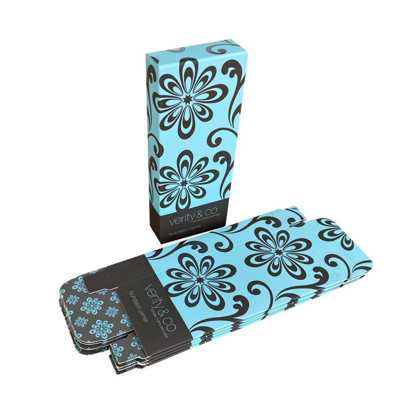 high quality Custom logo cardboard paper skincare packaging boxes luxury paper folding box for cosmetics gift packaging