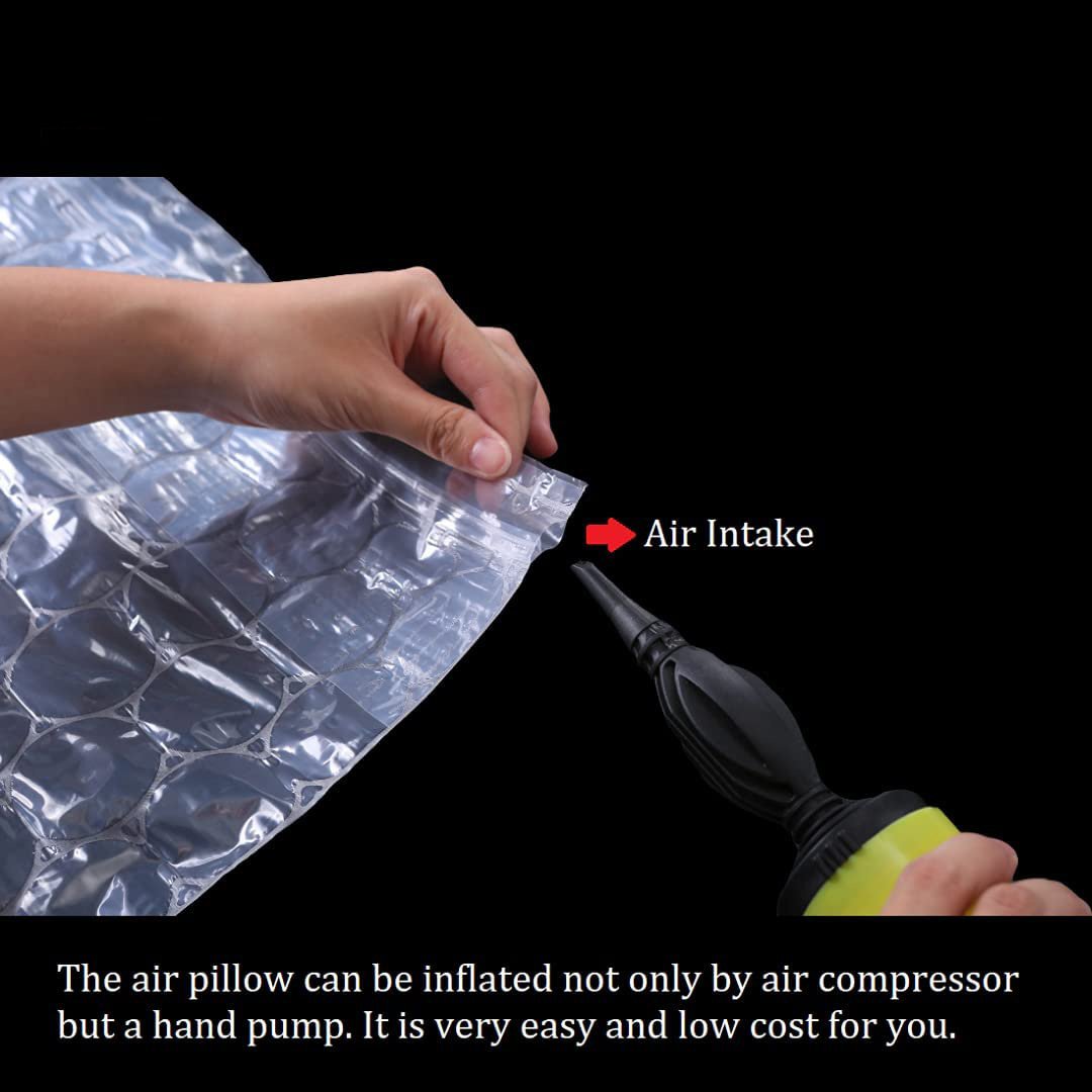 Inflatable Air Cushion Bubble Roll Wrap Packing Film Roll Packaging of Inflat Air Bubble Package Wrap Manufacturers with Strong