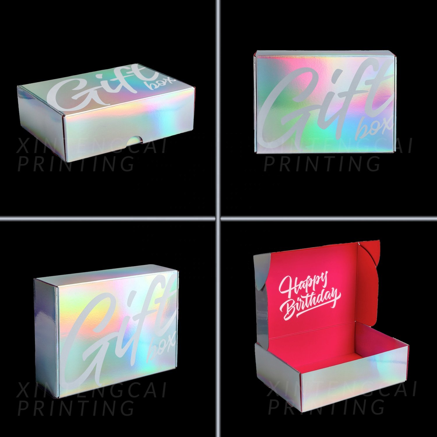 Free Design Peach Color Corrugated Paper Makeup Packaging Box for BB Creams / Liquid Lipstick / False Lashes / Nails / Brushes