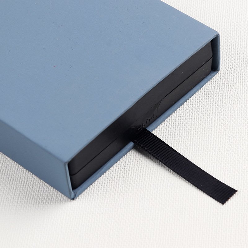 Custom ring jewellery packaging film protective file storage box suspended display packing suspension Drawer boxes