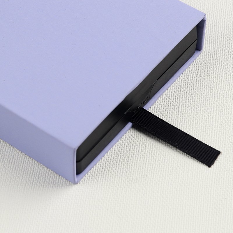 Custom ring jewellery packaging film protective file storage box suspended display packing suspension Drawer boxes