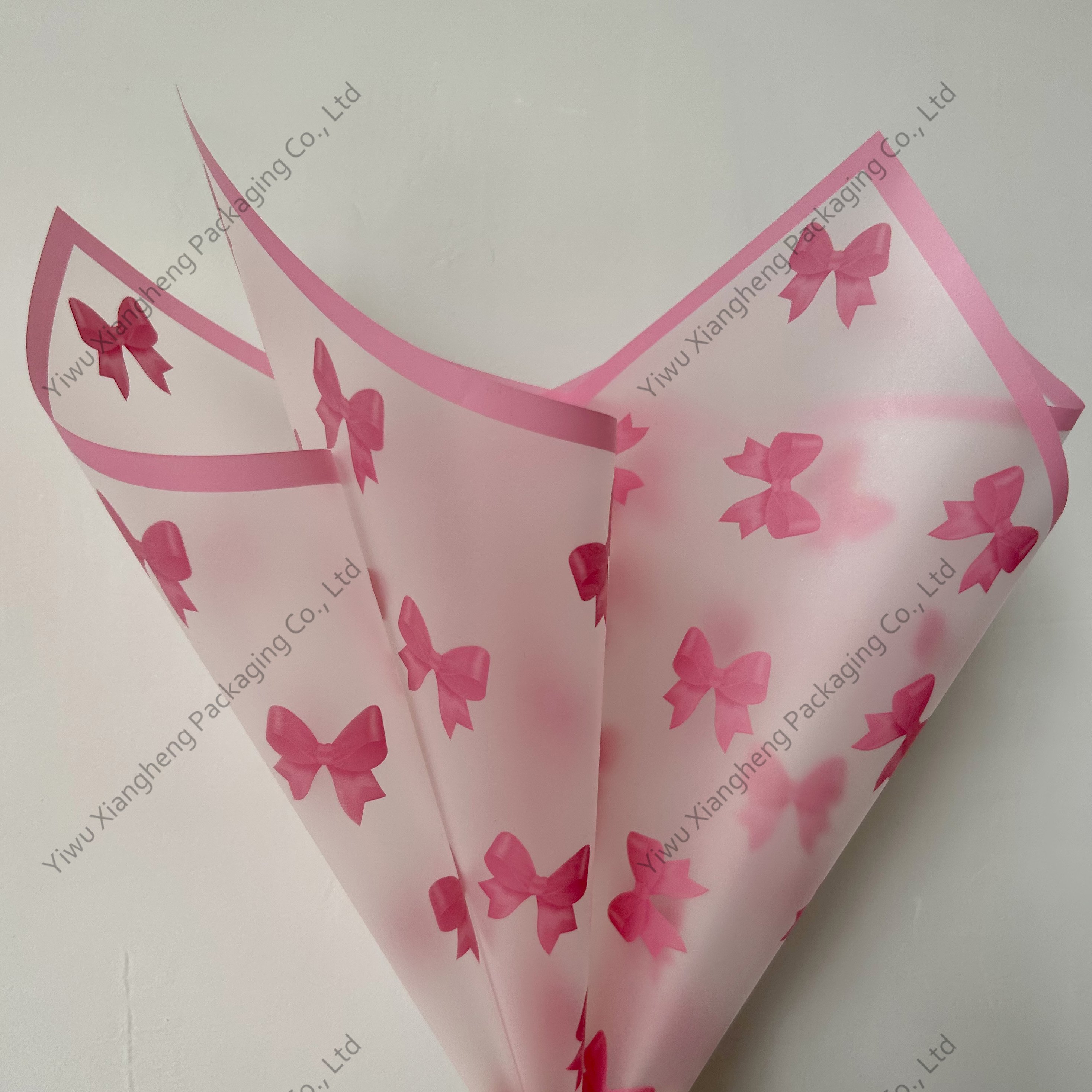 New design Flower packaging Bow paper spot wholesale Valentine's Day Flower wrapping paper