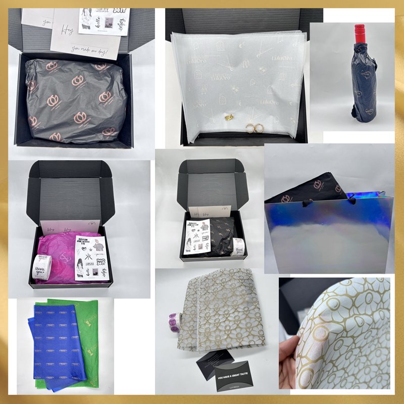 Custom printed new design Gift tissue paper wrapping Paper Packaging Clothing t-shirt tissue paper