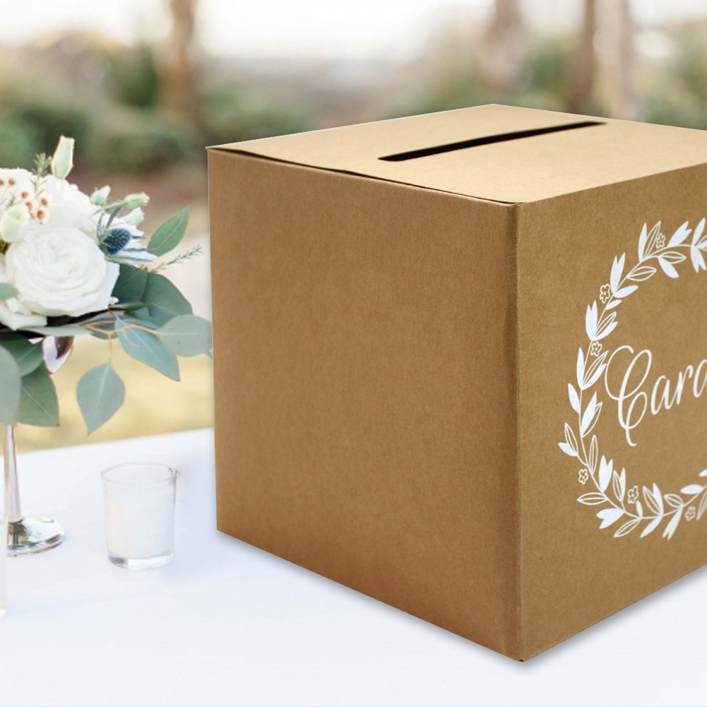 Wedding Kraft Card Favor Box Wedding Favors Post Box Kraft Paper For Wedding Party Decor