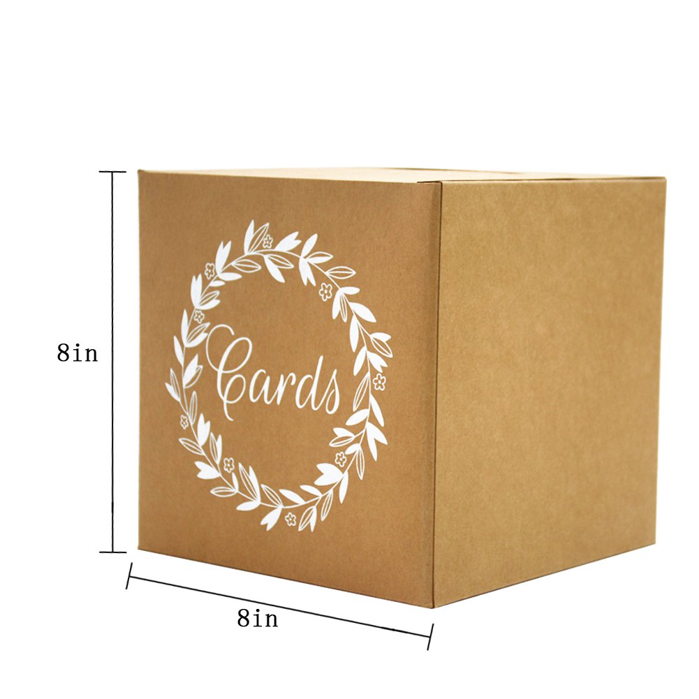 Wedding Kraft Card Favor Box Wedding Favors Post Box Kraft Paper For Wedding Party Decor