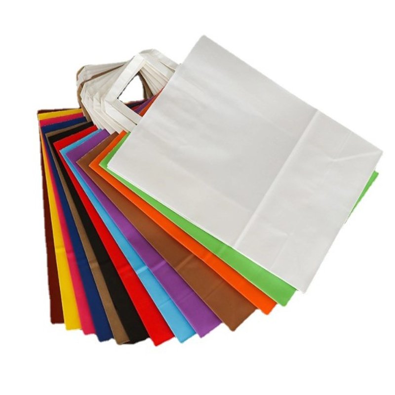 Wholesale custom fashion luxury brand shopping packaging fancy paper bags with your own logo