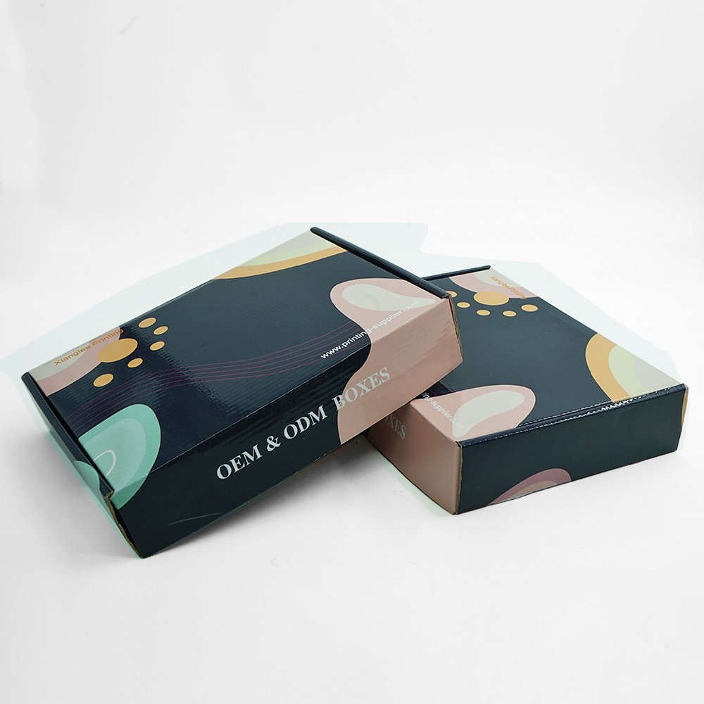 Foldable box black paper shipping Custom mailing/mailer Boxes cardboard packaging wigs shipping boxes