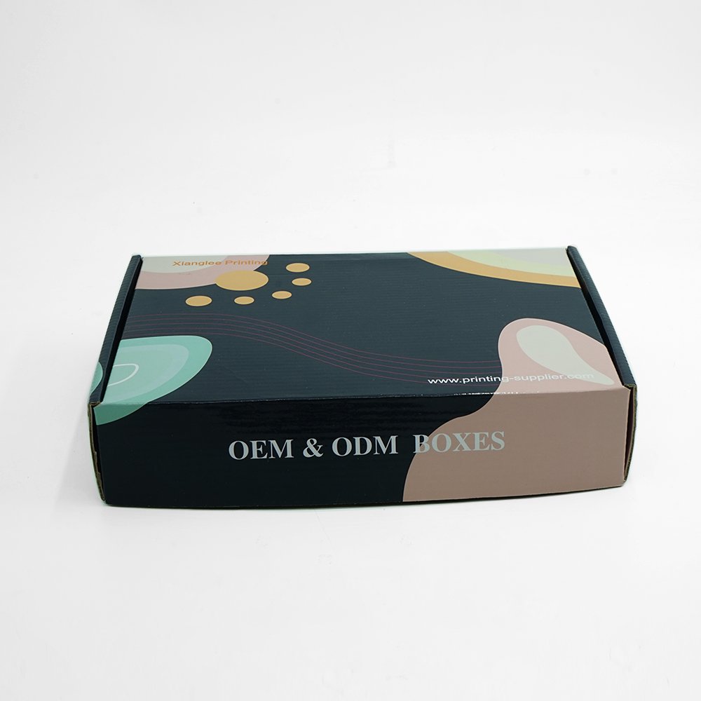 Foldable box black paper shipping Custom mailing/mailer Boxes cardboard packaging wigs shipping boxes