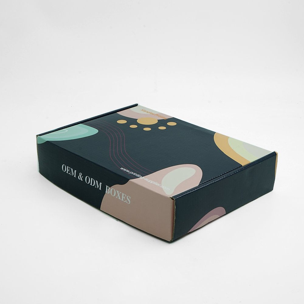 Foldable box black paper shipping Custom mailing/mailer Boxes cardboard packaging wigs shipping boxes