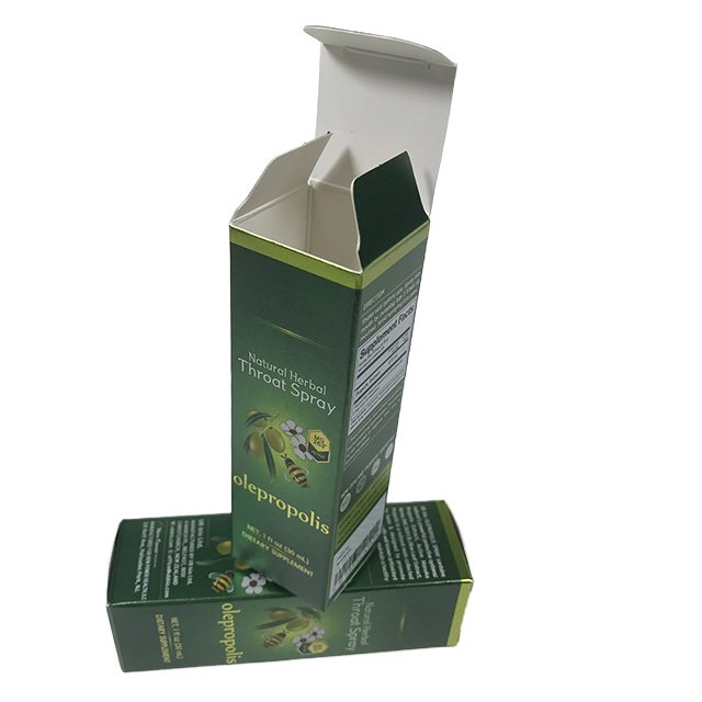 Green Color Custom Skincare Product Set Packaging Boxes for Lotions Silver Paper Cardboard Folding Carton for Cosmetic