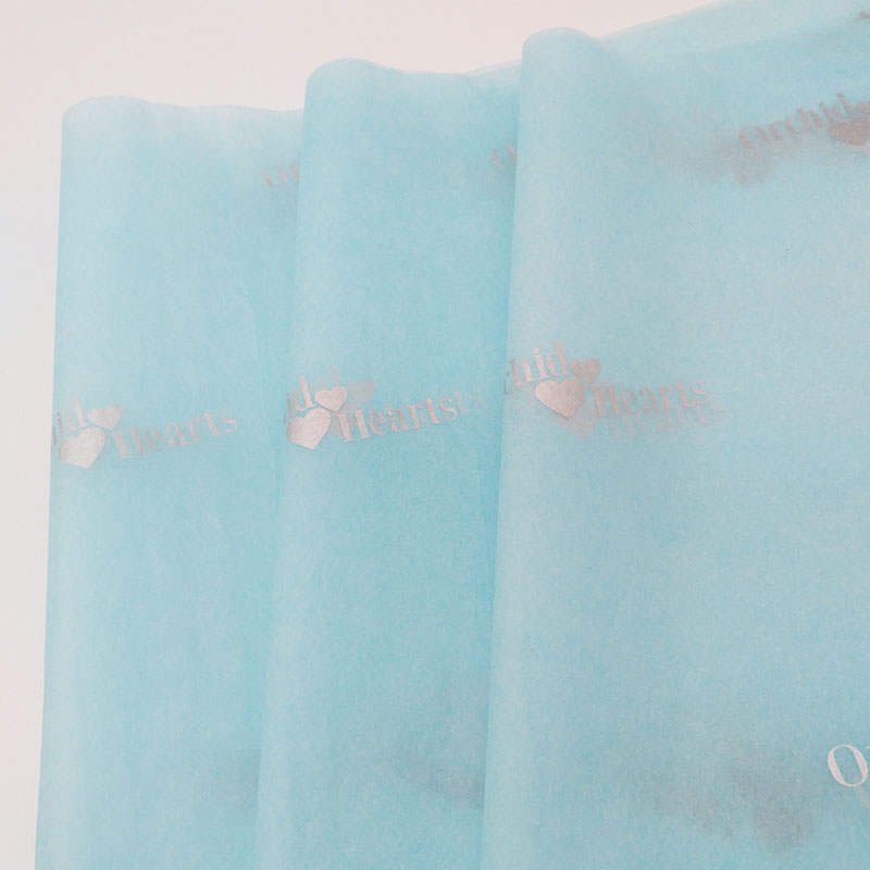 Custom tissue paper gift wrapping paper with company logo garment packaging paper