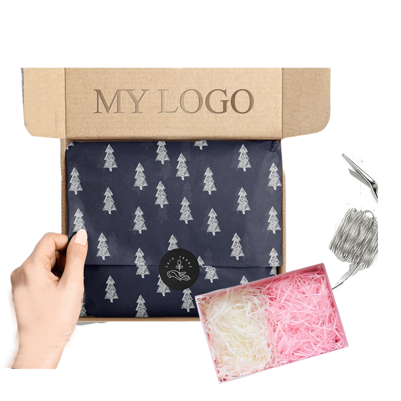 Biodegradable Custom your own logo wrapping silk tissue paper for clothes butter paper tissue paper packaging eco friendly