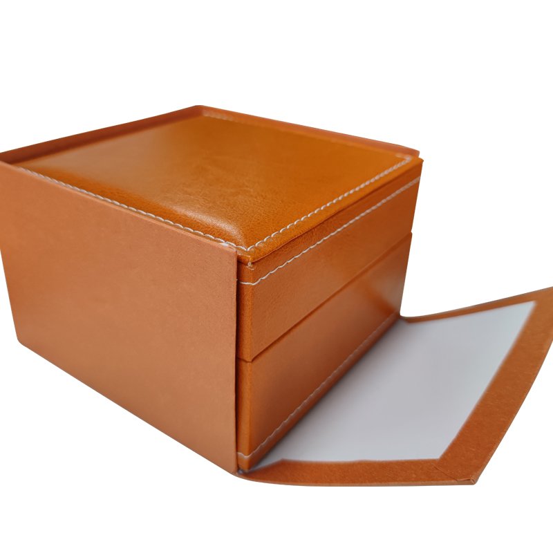 Factory Competitive Price Hot-selling Square Leather Packaging Box for Men's Watch