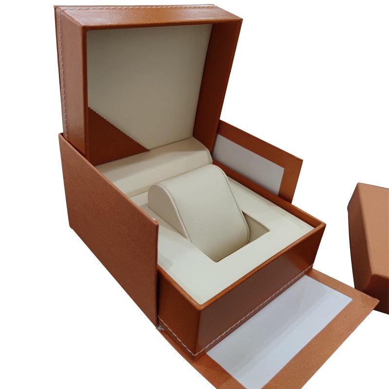 Factory Competitive Price Hot-selling Square Leather Packaging Box for Men's Watch