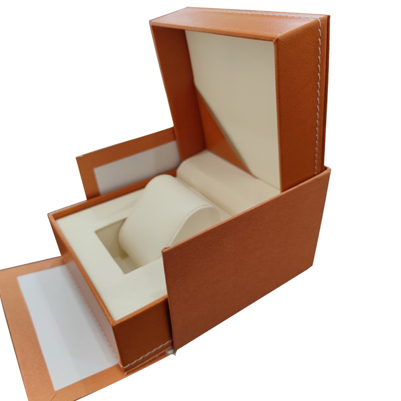 Factory Competitive Price Hot-selling Square Leather Packaging Box for Men's Watch
