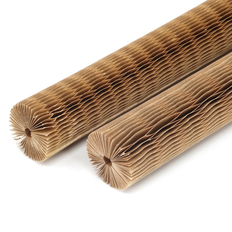 Degradable Honeycomb Kraft Wrapping Paper Sleeve Wine Glass Bottle Cushioning Protection Honeycomb Packing Paper Sleeve