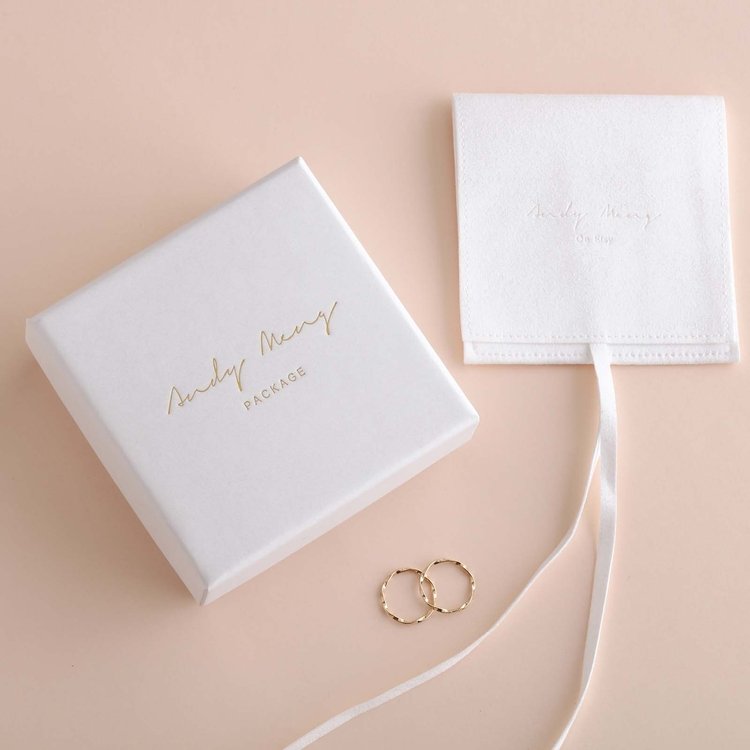 Small square bracelet earrings ring packaging jewellery cardboard boxes with lids and jewelry pouch