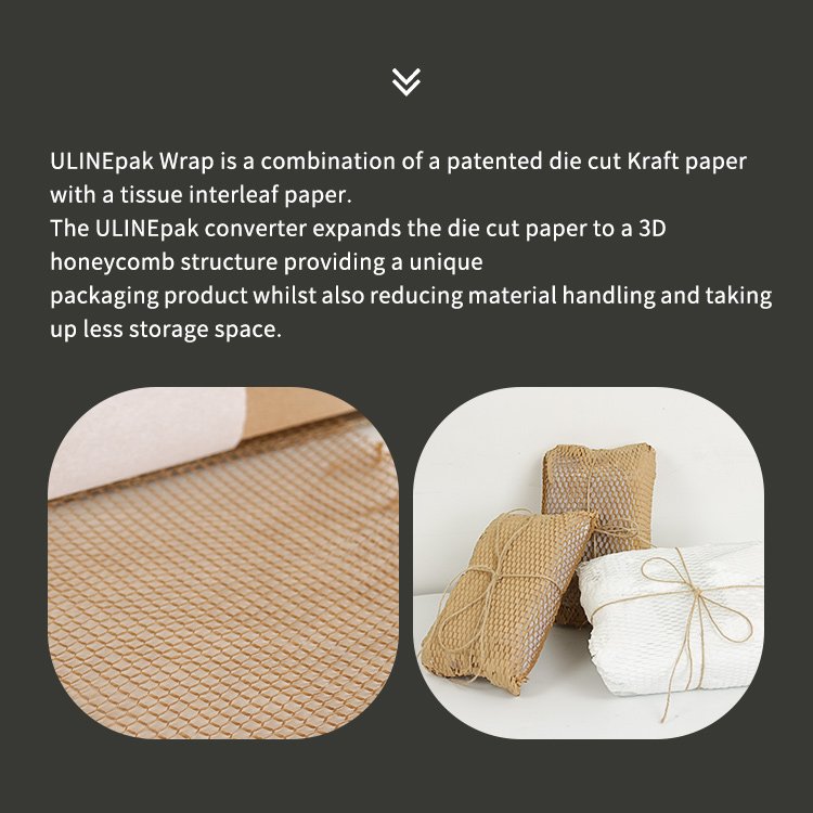 Factory Price Wholesale Custom Size Logo honeycomb wrapping paper roll