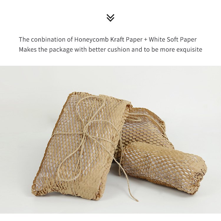 Factory Price Wholesale Custom Size Logo honeycomb wrapping paper roll