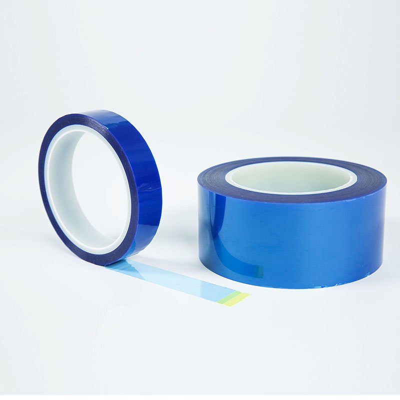 Protection Tape Greaseproof Paper Lithium Battery Termination Tape New Energy Binsulation Paperlbrown PET Silicone Blue Masking