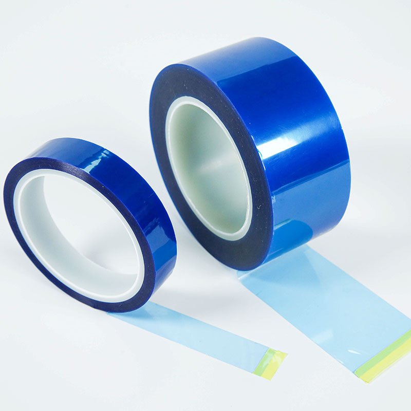 Protection Tape Greaseproof Paper Lithium Battery Termination Tape New Energy Binsulation Paperlbrown PET Silicone Blue Masking