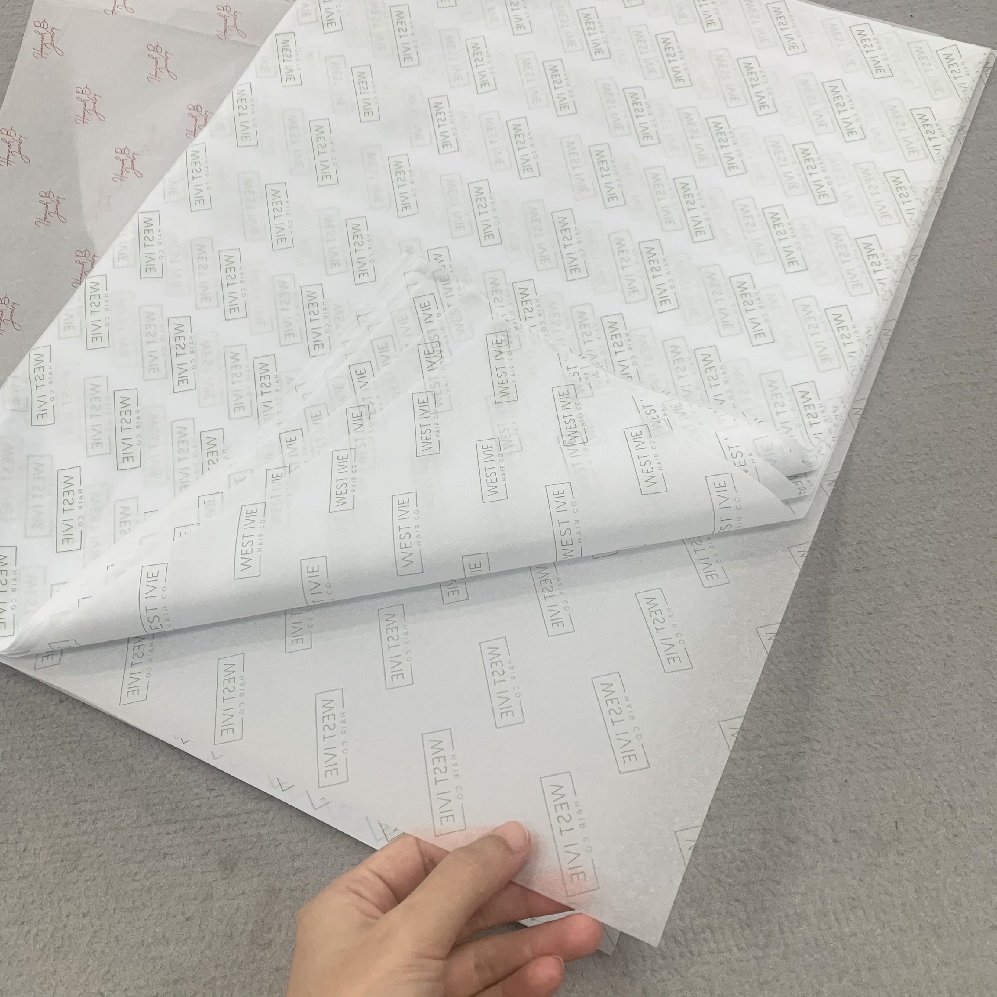 Cheap Custom Logo Printed Gift Wrapping Paper/Tissue Paper For Clothing Box Packaging